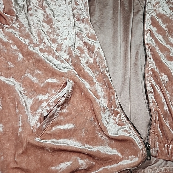 Others Follow Women Velvet Jacket Sz S - Picture 8 of 8